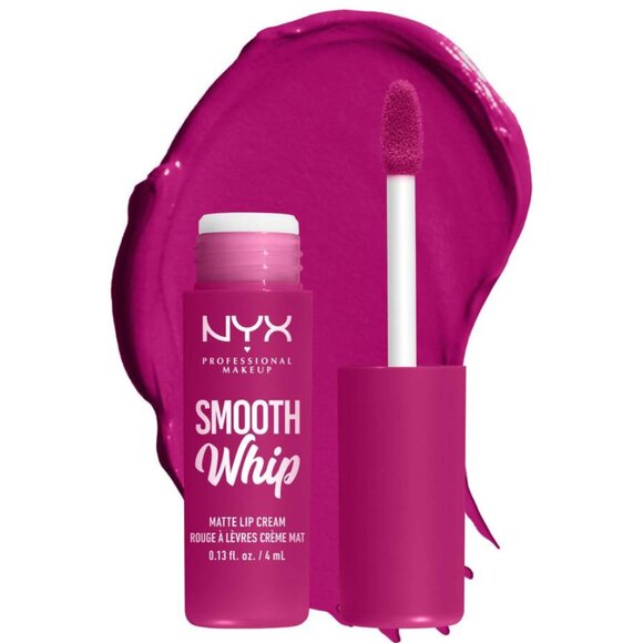 NYX SMOOTH WHIP LIP SET OF 3 - THREAD COUNT, BDAY FROSTING, BERRY BEDSHEETS - Picture 2 of 9